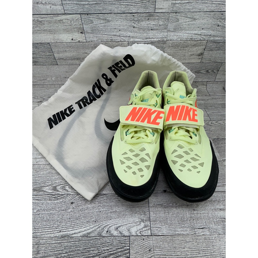 Nike Zoom Rotational 6 Throwing Shoes Men Sz 8.5 Barely Volt Black 685135-700